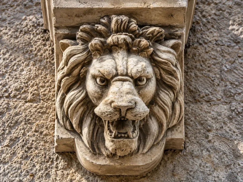 Lion Mask Corbel