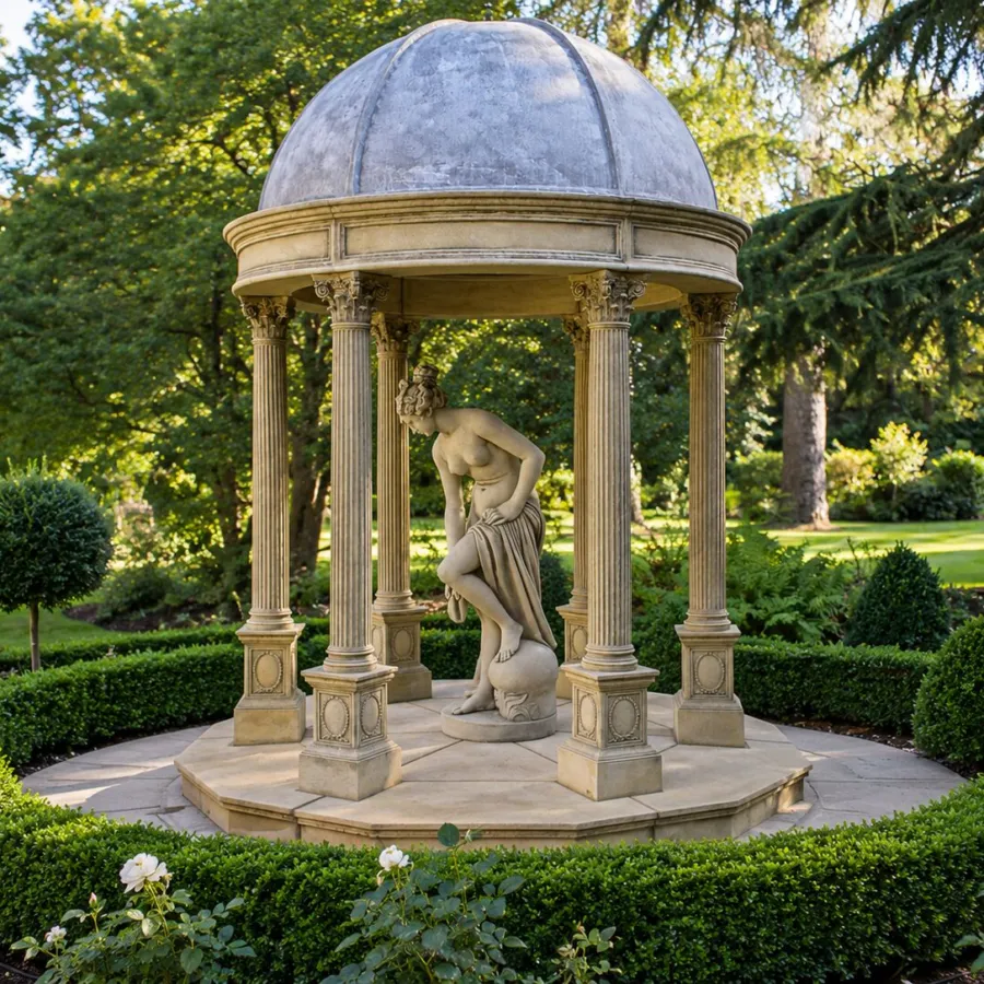 Temple with the Bather of Allegrain